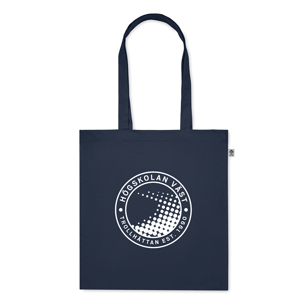 Kasse Ekologisk Mörkblå, svensk logotype