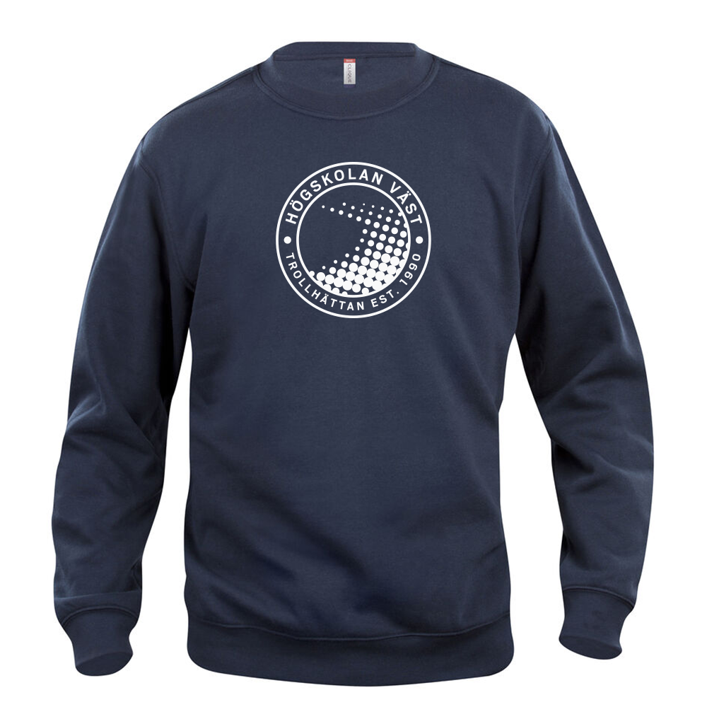 Basic Roundneck Mörk Marin Swedish